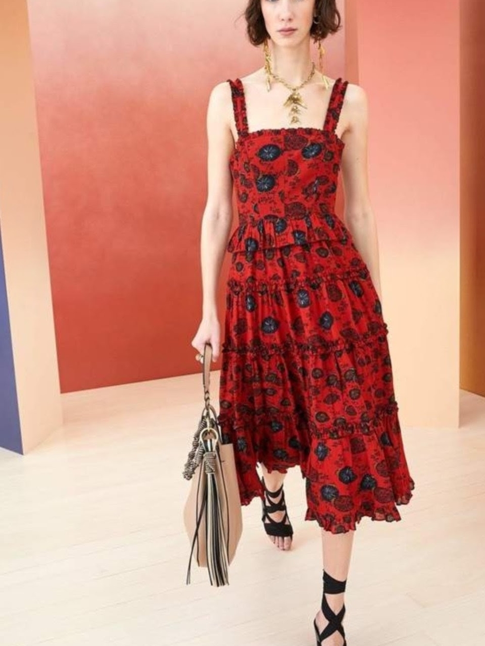 Ulla Johnson Adyna Dress in Poppy Floral - Size 2